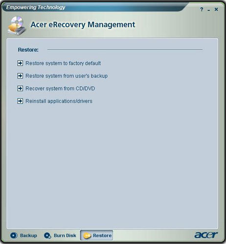 Acer-eRecovery