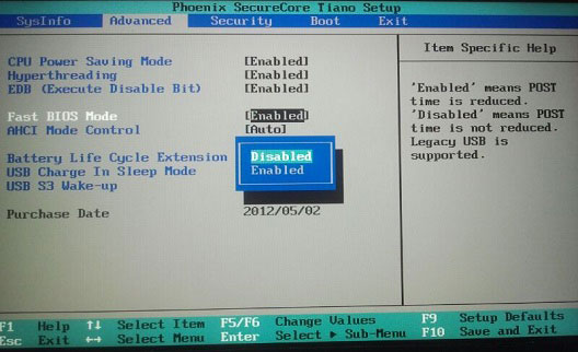 samsung-bios-mode