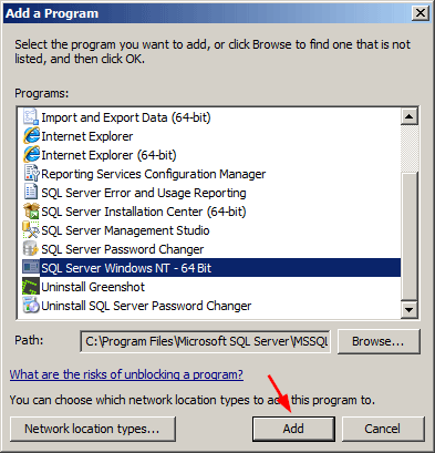 add-sql-server