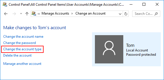 change-the-account-type