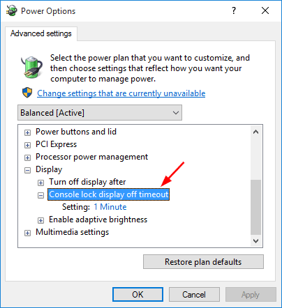 console-lock-display-off-timeout