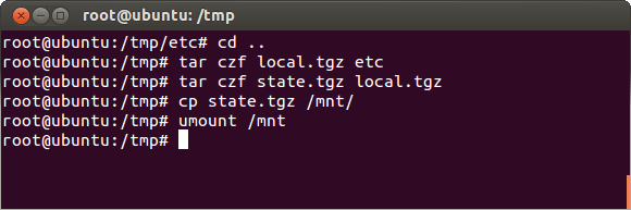 Copy the state.tgz file back to ESXi system partition