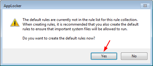 create-default-rules