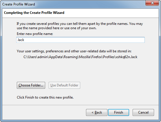 create-firefox-profile