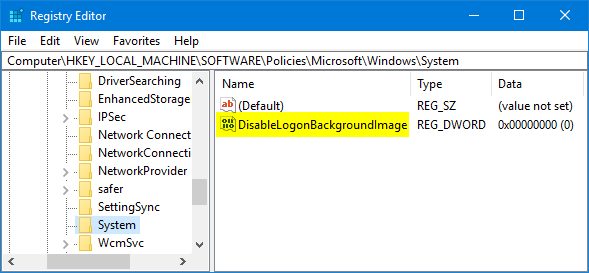 disable-logon-background-image