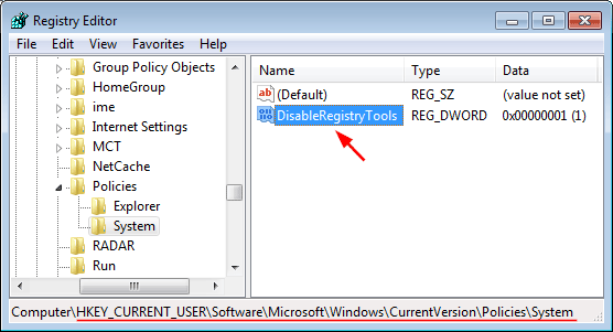 disable-registry-tools