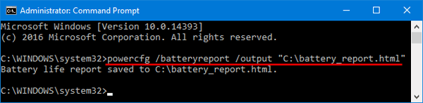 generate-battery-report
