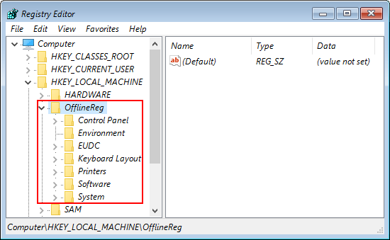 offline-registry