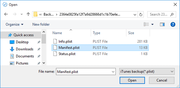 open-manifest-plist