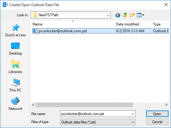 open-outlook-data-file