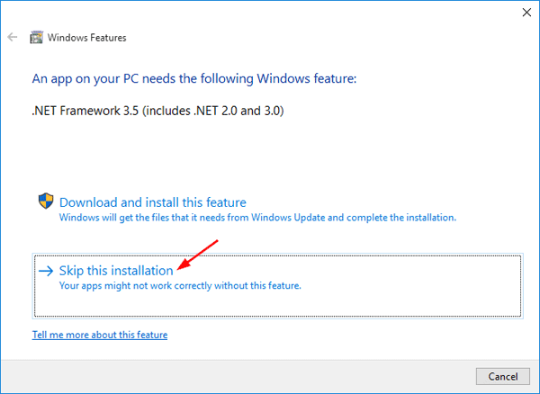 skip-net-framework-install