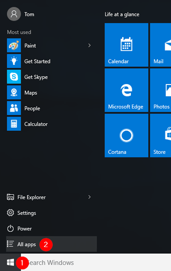 start-menu