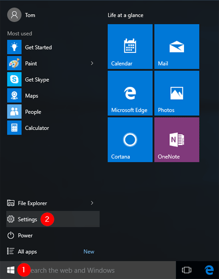 start-menu