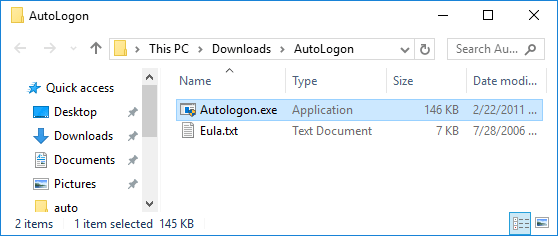 unzipped-autologon